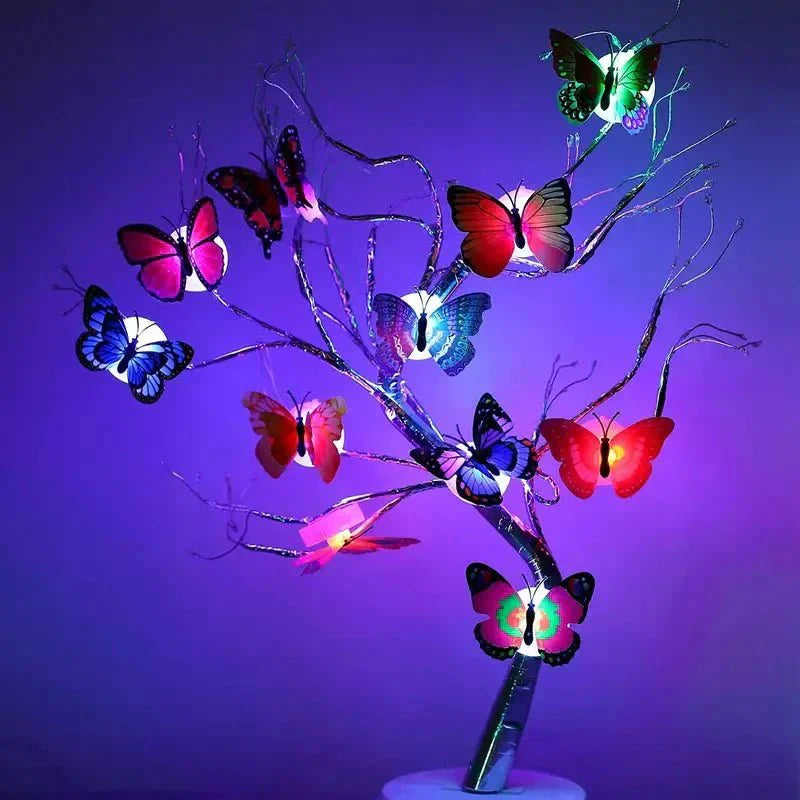 6 PCS ,LED Butterfly Night Light Pack Of (6 Pcs)