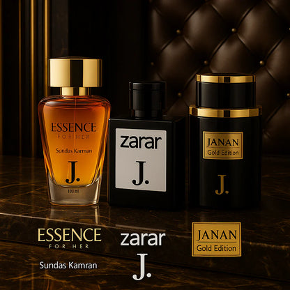 The Signature Collection by J. – Essence, Zarar, and Janan Gold Edition
